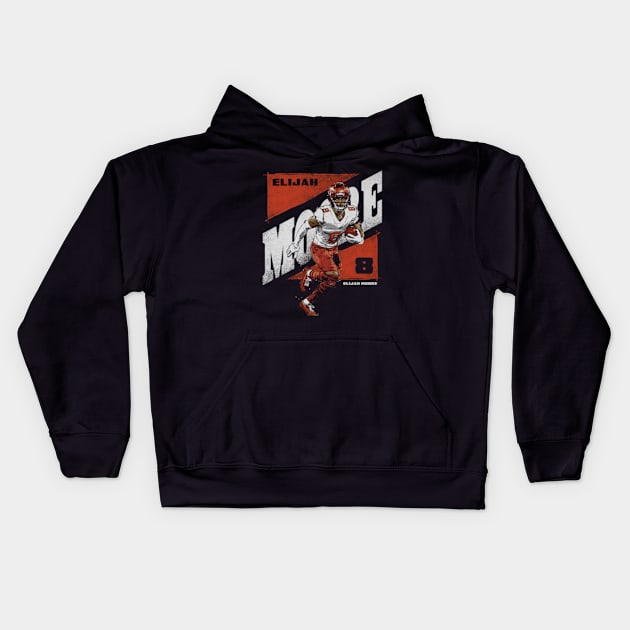 Elijah Moore Cleveland Highlight Kids Hoodie by danlintonpro